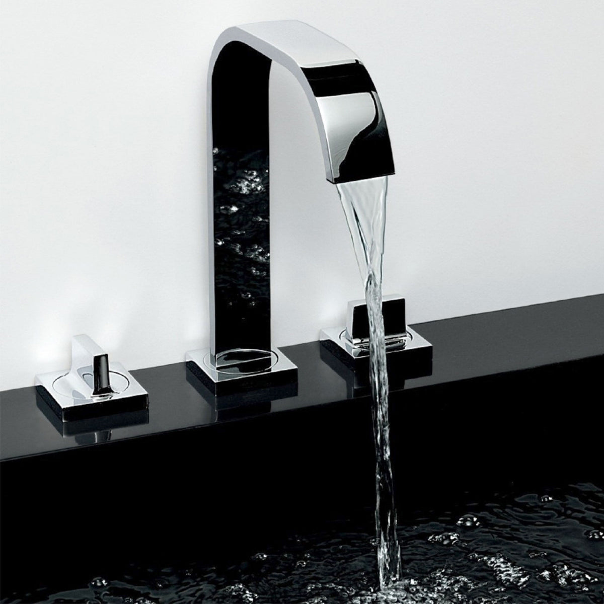 Zucchetti Aguablu Widespread Bathroom Faucet Canaroma Bath & Tile