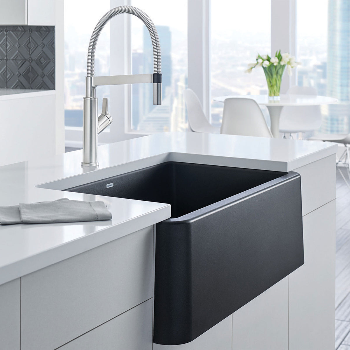 Blanco Ikon Single Bowl Kitchen Sink – Canaroma Bath & Tile