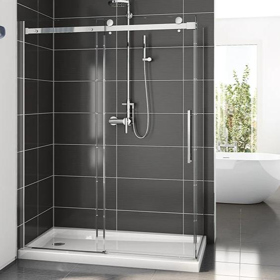 Fleurco Novara Plus Shower Door Two-Sided CRP – Canaroma Bath & Tile