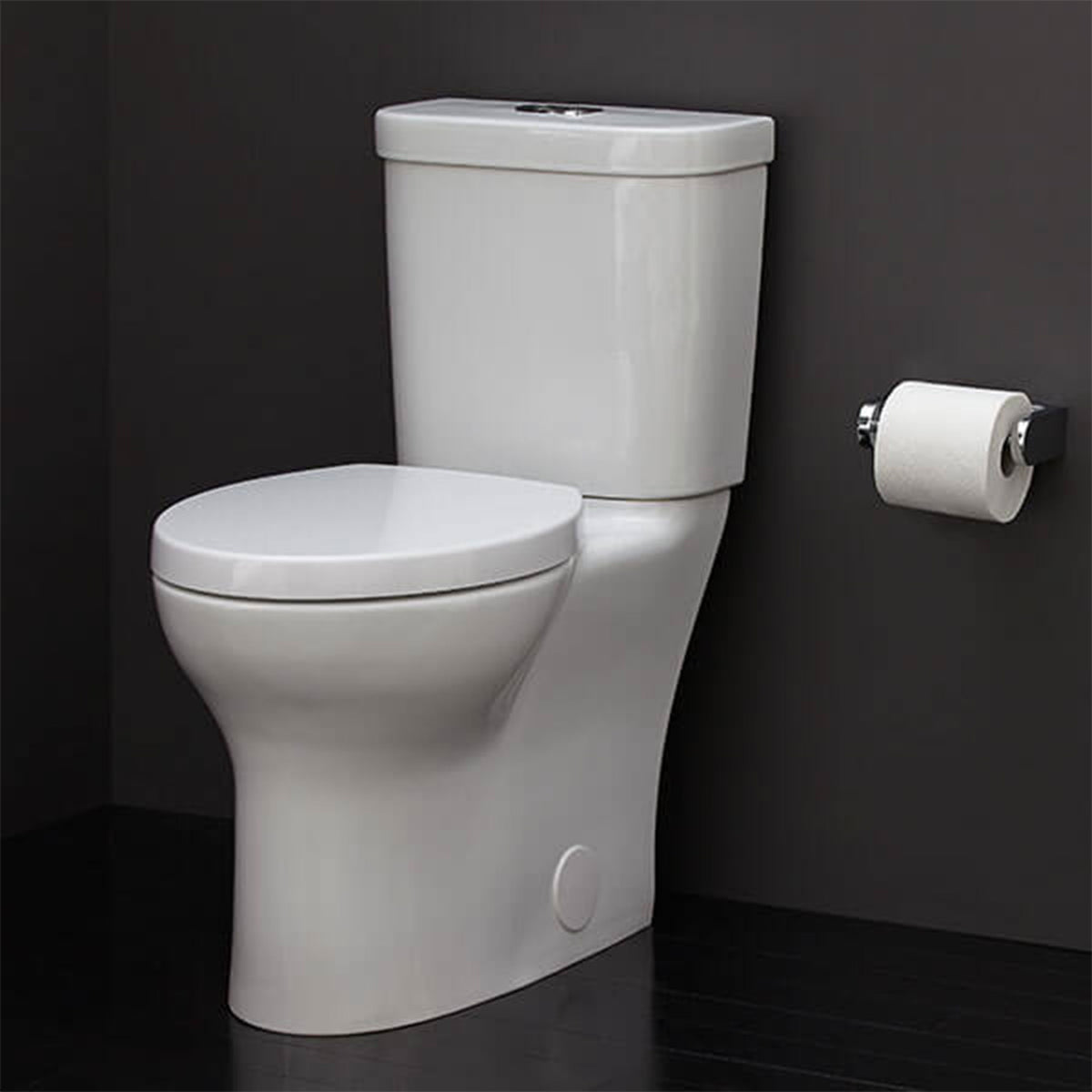 DXV Equility TwoPiece Elongated Dual Flush Toilet Canaroma Bath & Tile