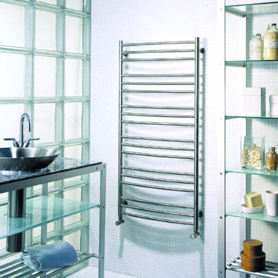 ICO Tuzio Towel Warmer Laveno Brushed Nickel