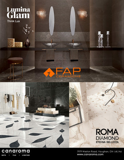 Fap Lumina Glam and Roma Diamond Tile Collections