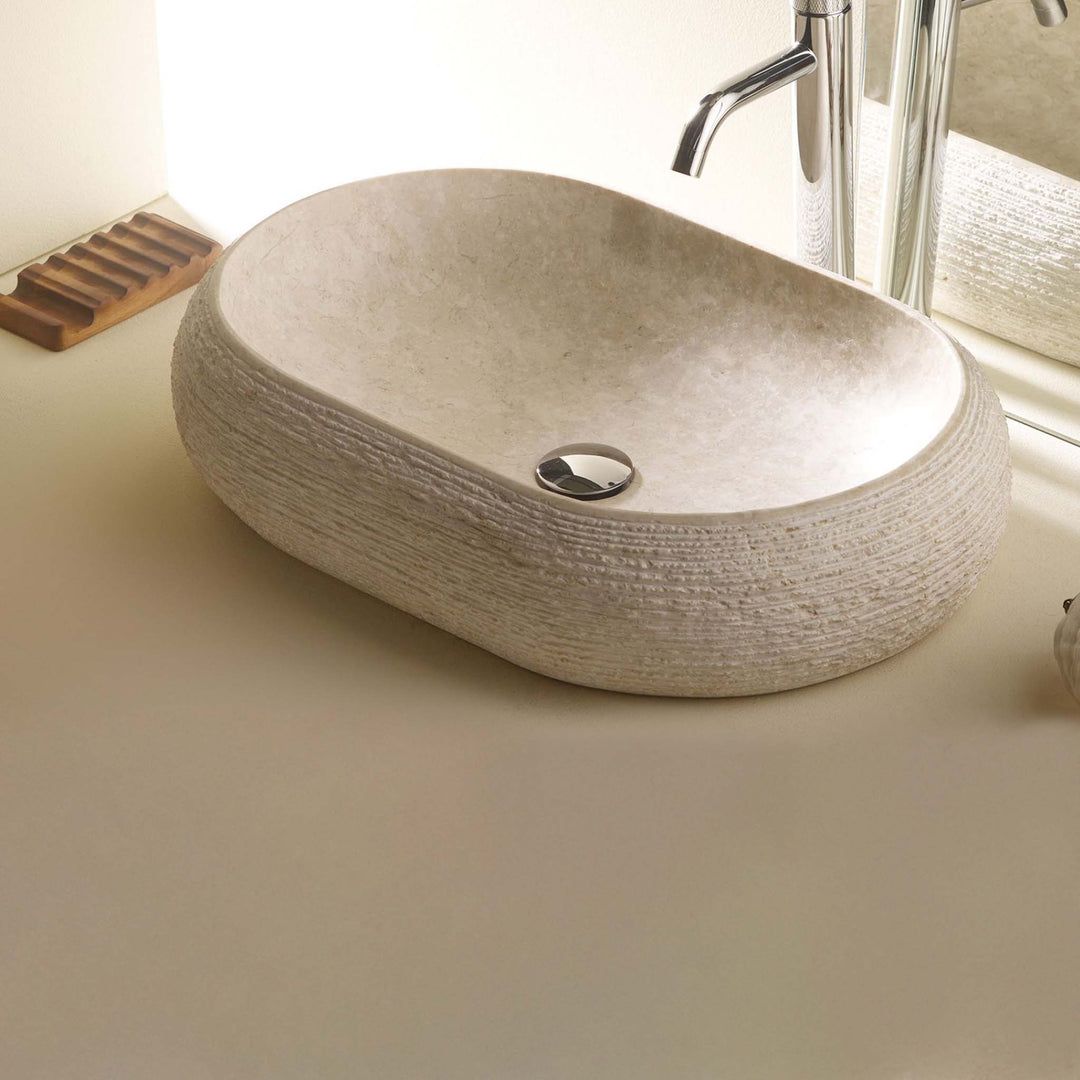 Domed Oval Bathroom Sink