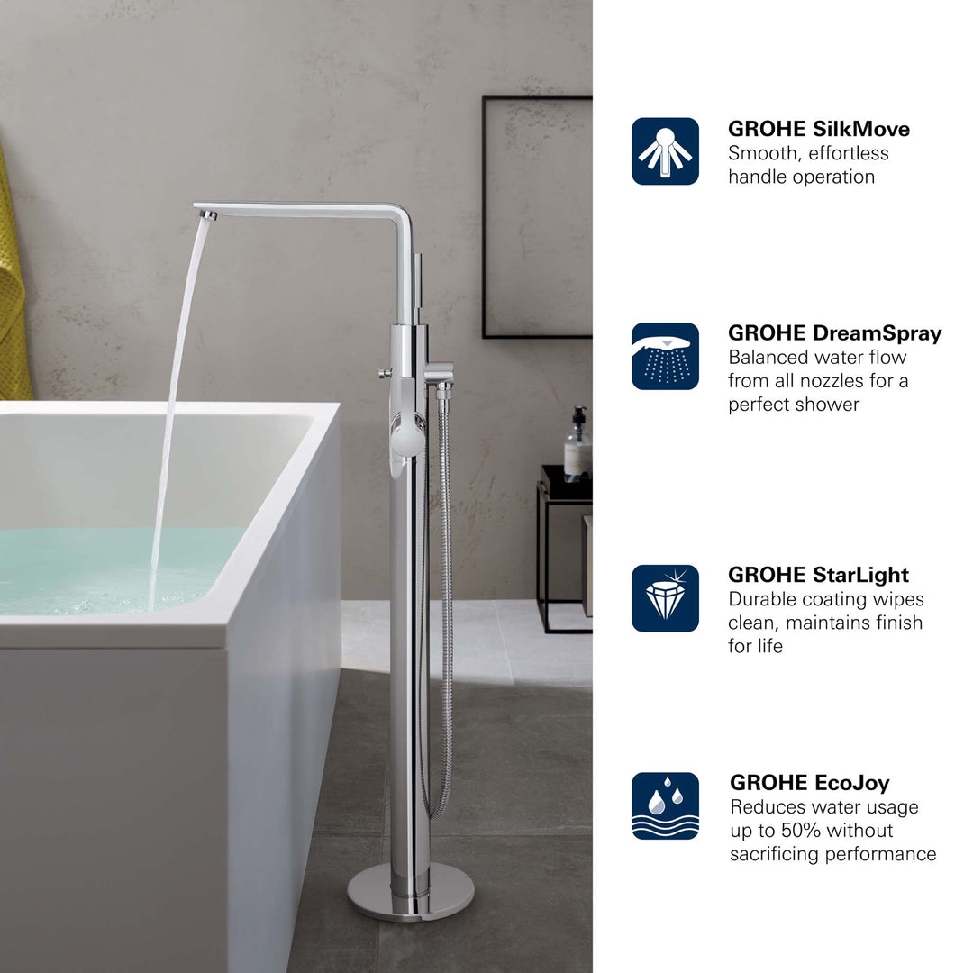 Grohe Lineare Tub Filler with Hand Shower