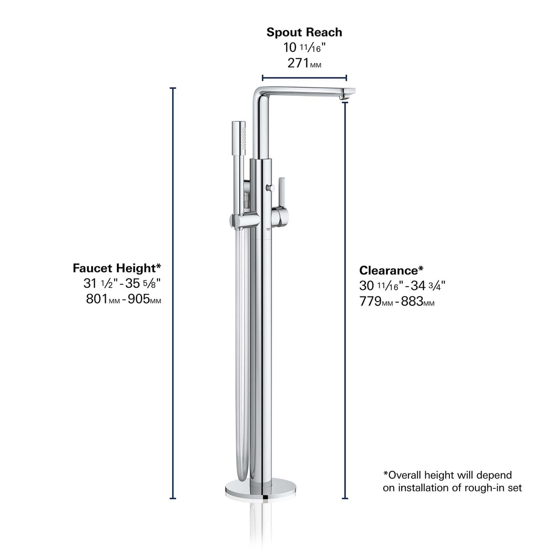 Grohe Lineare Tub Filler with Hand Shower