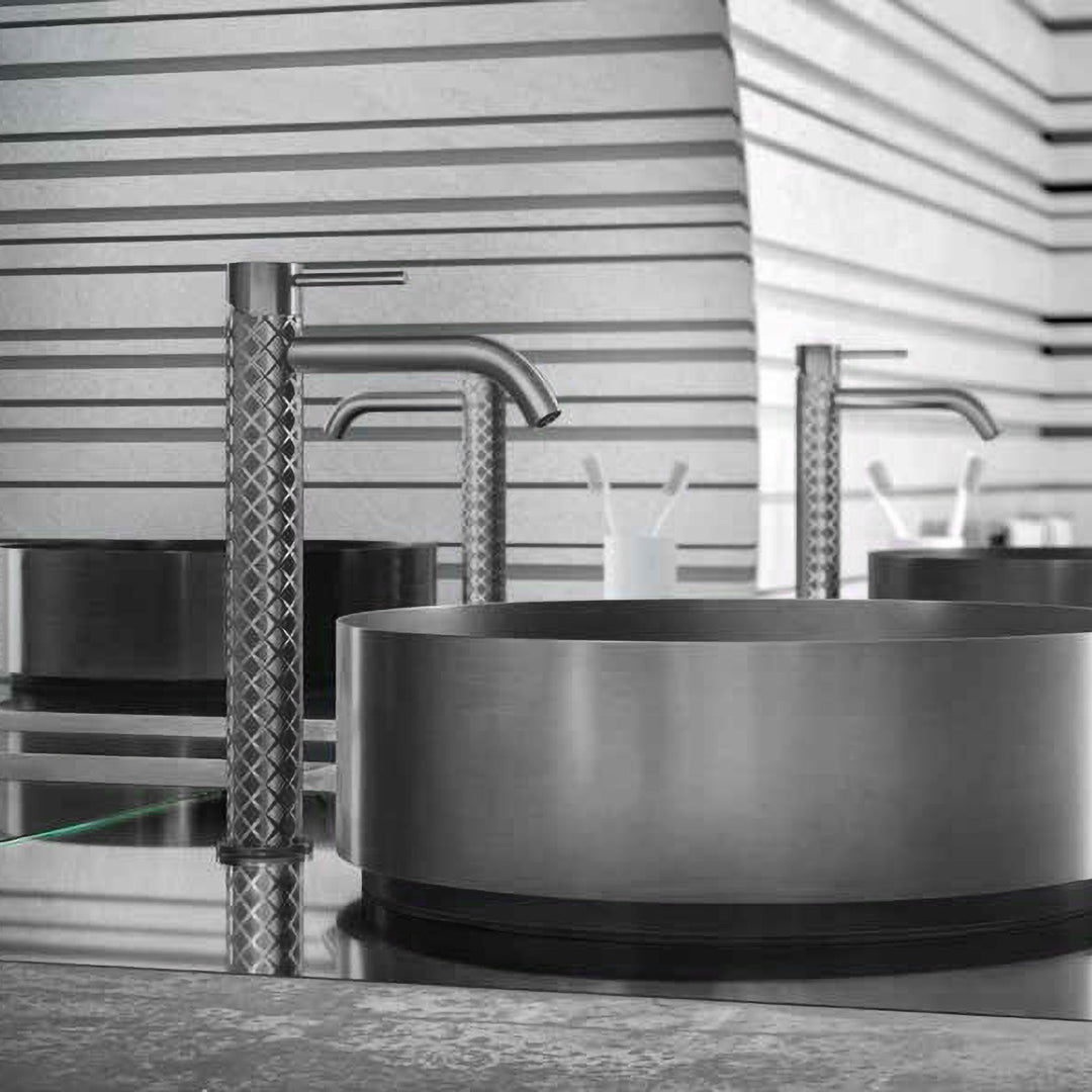 Gessi316 Intreccio Single Hole Tall Bathroom Faucet