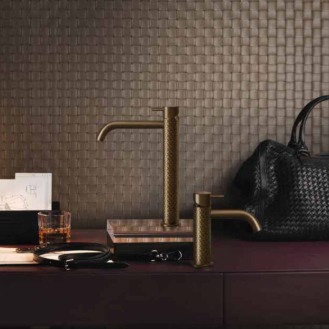 Gessi316 Intreccio Single Hole Tall Bathroom Faucet