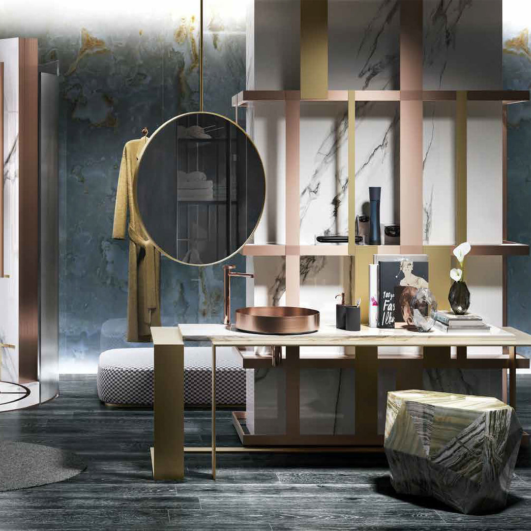 Gessi Anello Single Hole Tall Bathroom Faucet