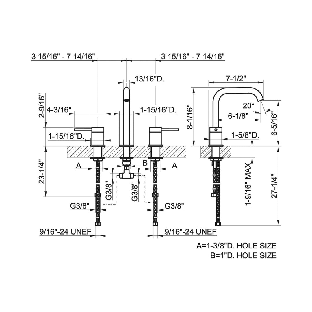 Gessi316 Meccanica Bathroom Faucet