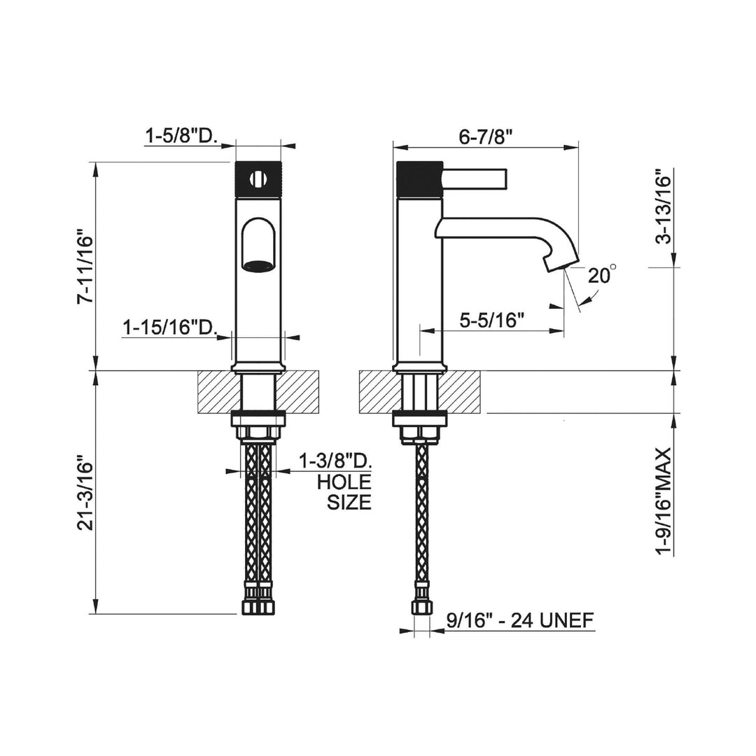 Gessi Inciso Single Lever Bathroom Faucet