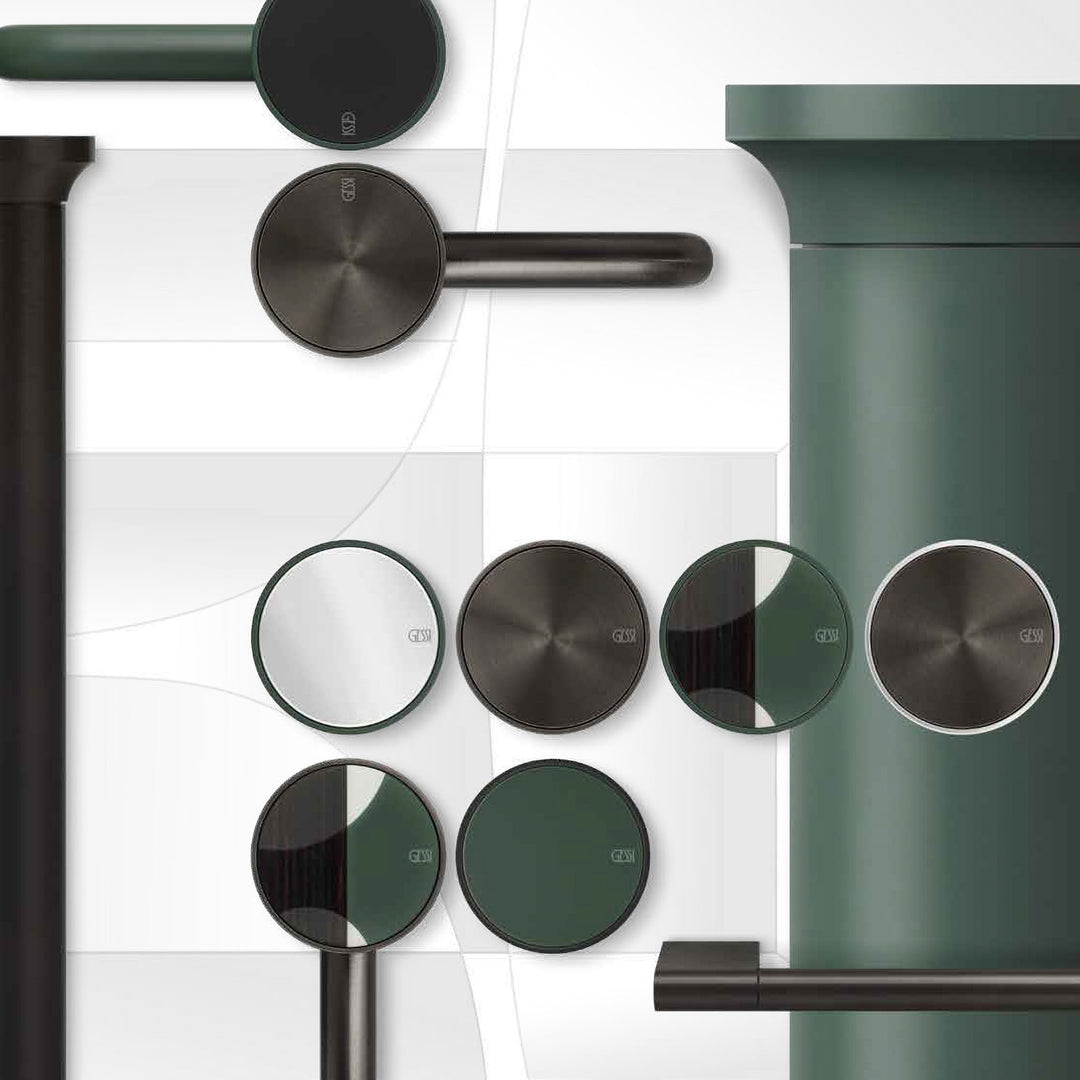 Gessi Origini Round Handle Bathroom Faucet
