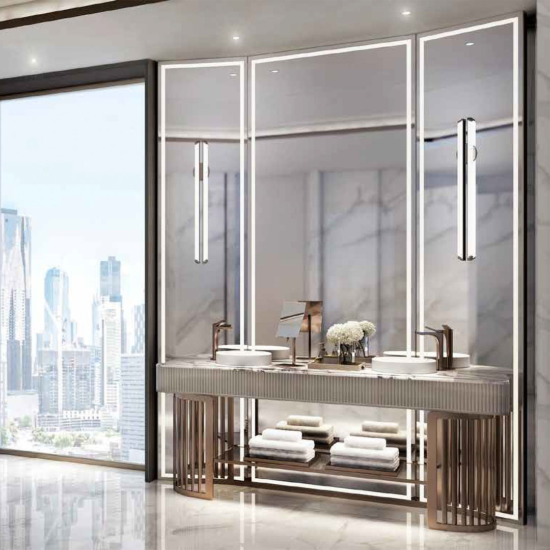 Gessi Rilievo Single Hole Tall Bathroom Faucet