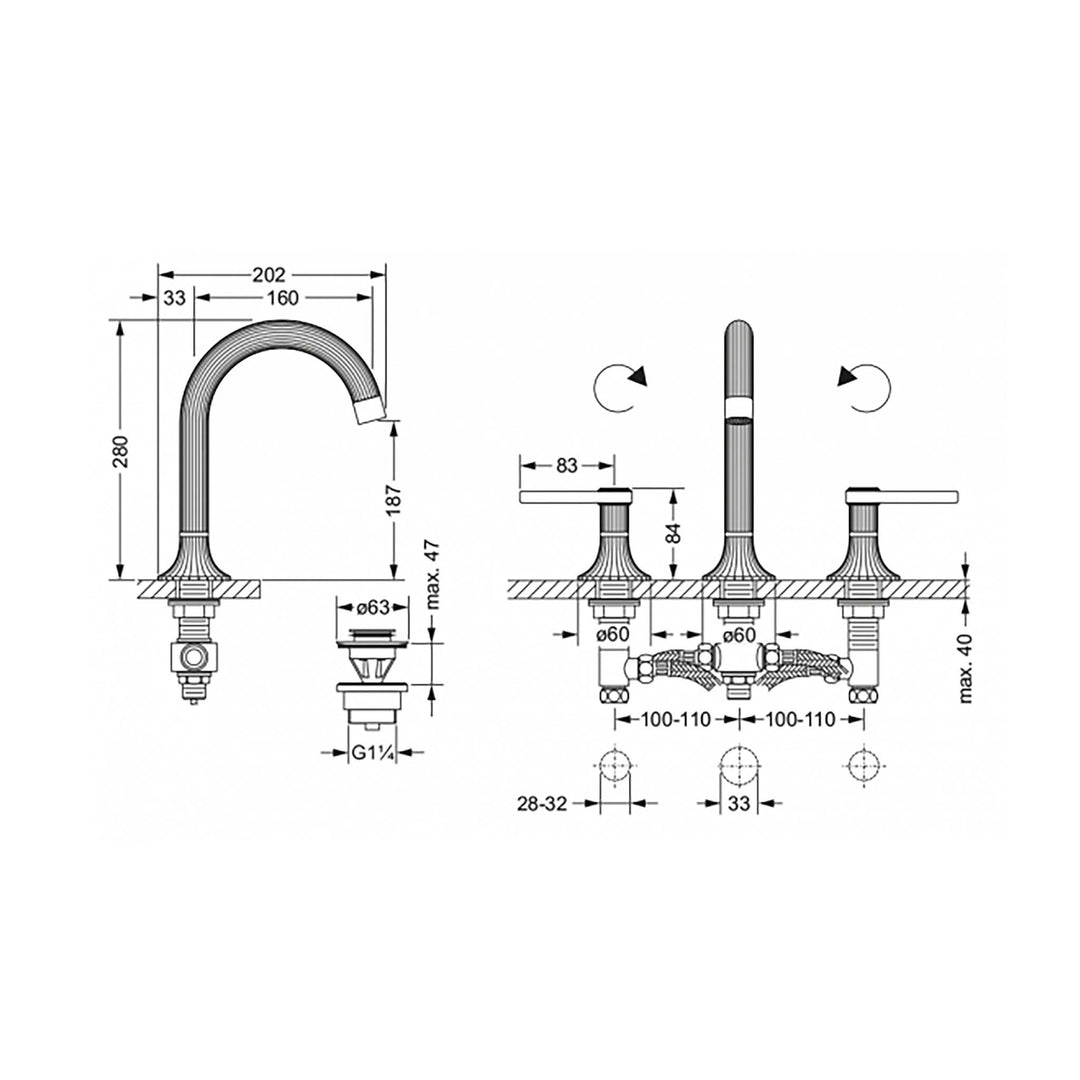 Jörger Cronos Bathroom Faucet