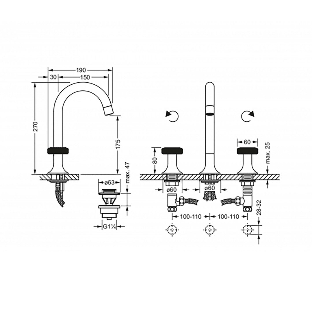 Jörger Valencia Bathroom Faucet