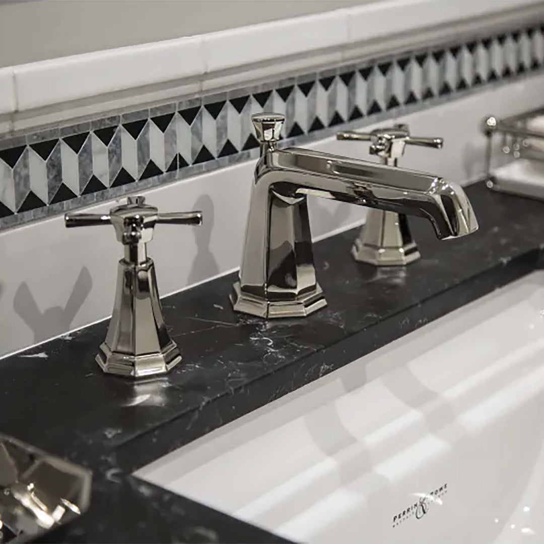 Perrin & Rowe Deco Widespread Bathroom Faucet