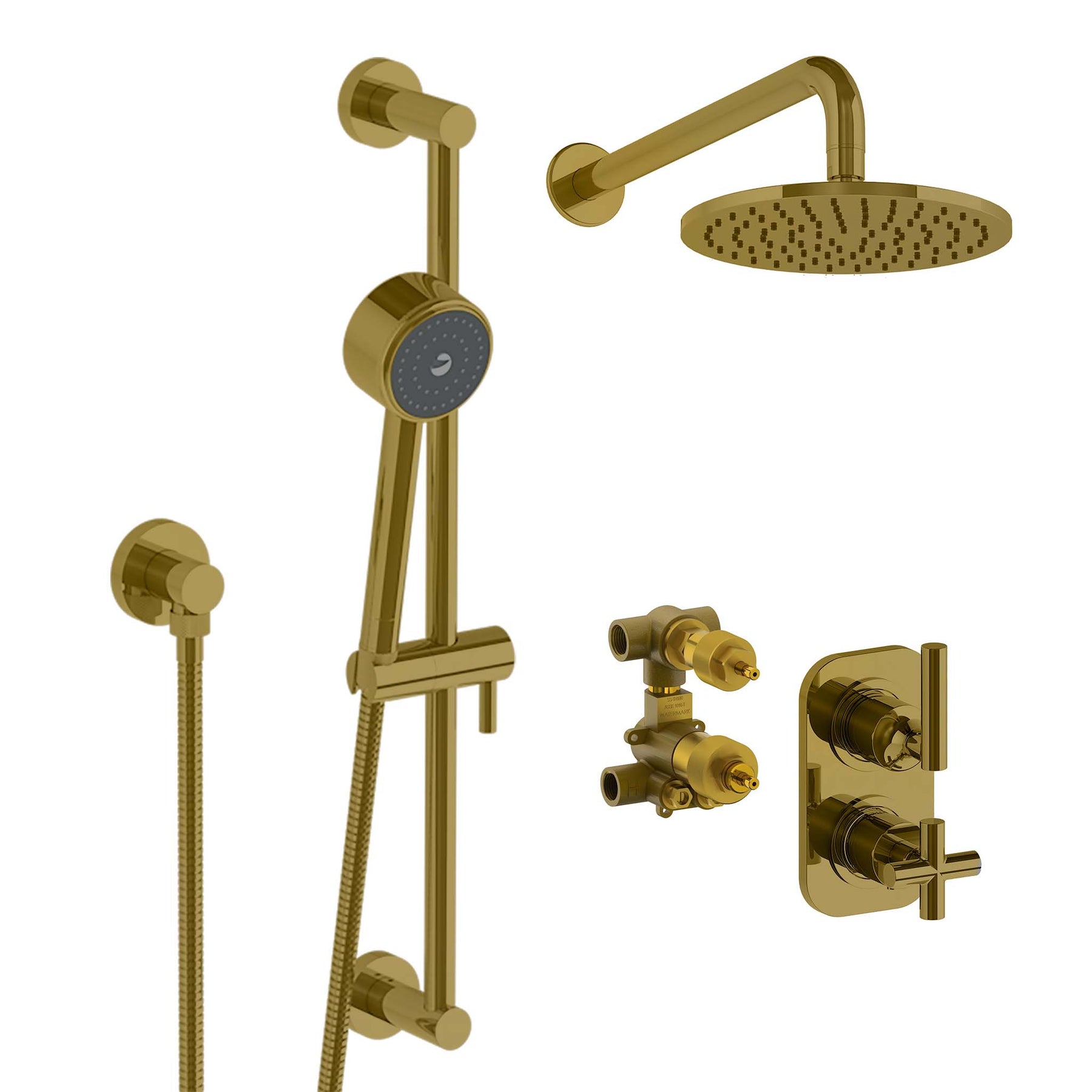 Watermark Loft 2.0 Shower Set Canaroma Bath Tile
