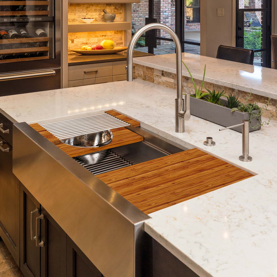 The Galley 4’ Workstation Kitchen Sink
