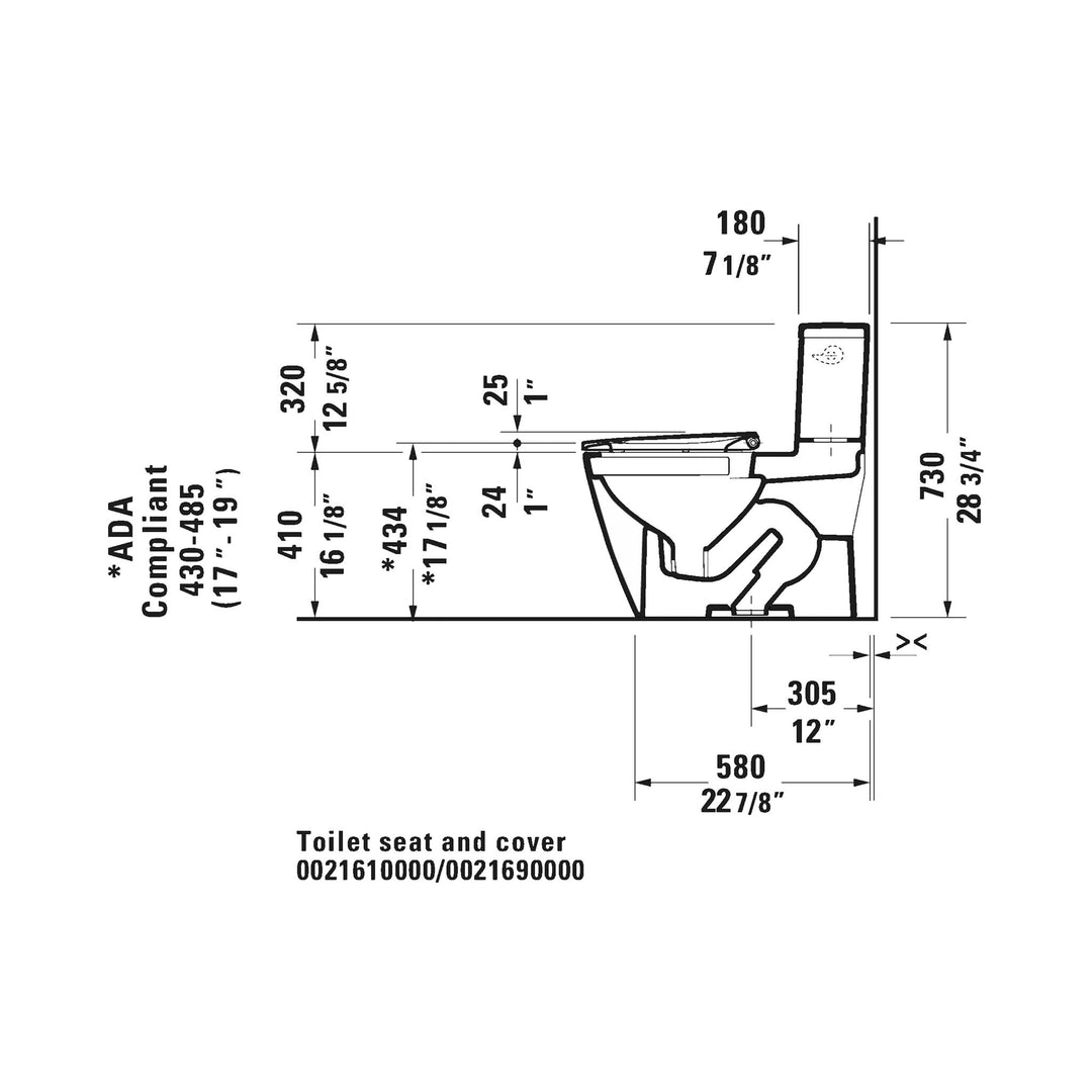 Duravit D-Neo One-Piece Toilet