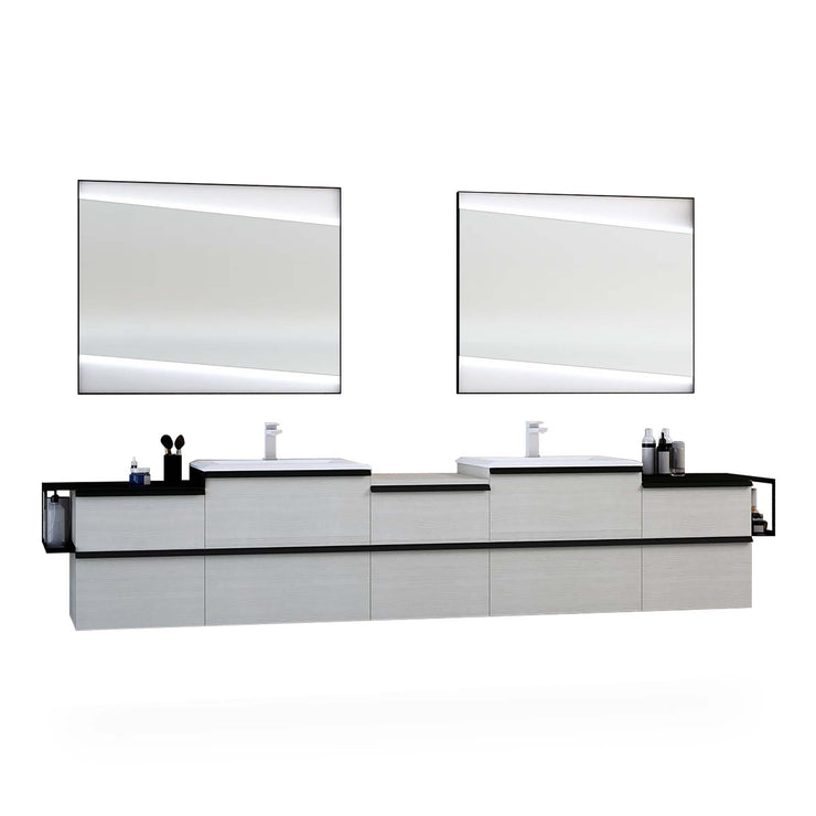 Baden Haus Bath Vanity Qubo Double Sink