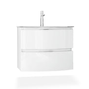 Baden Haus Bath Vanity Vague Single Sink White