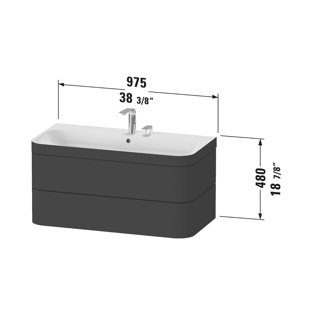 Duravit Happy D.2 Bath Vanity