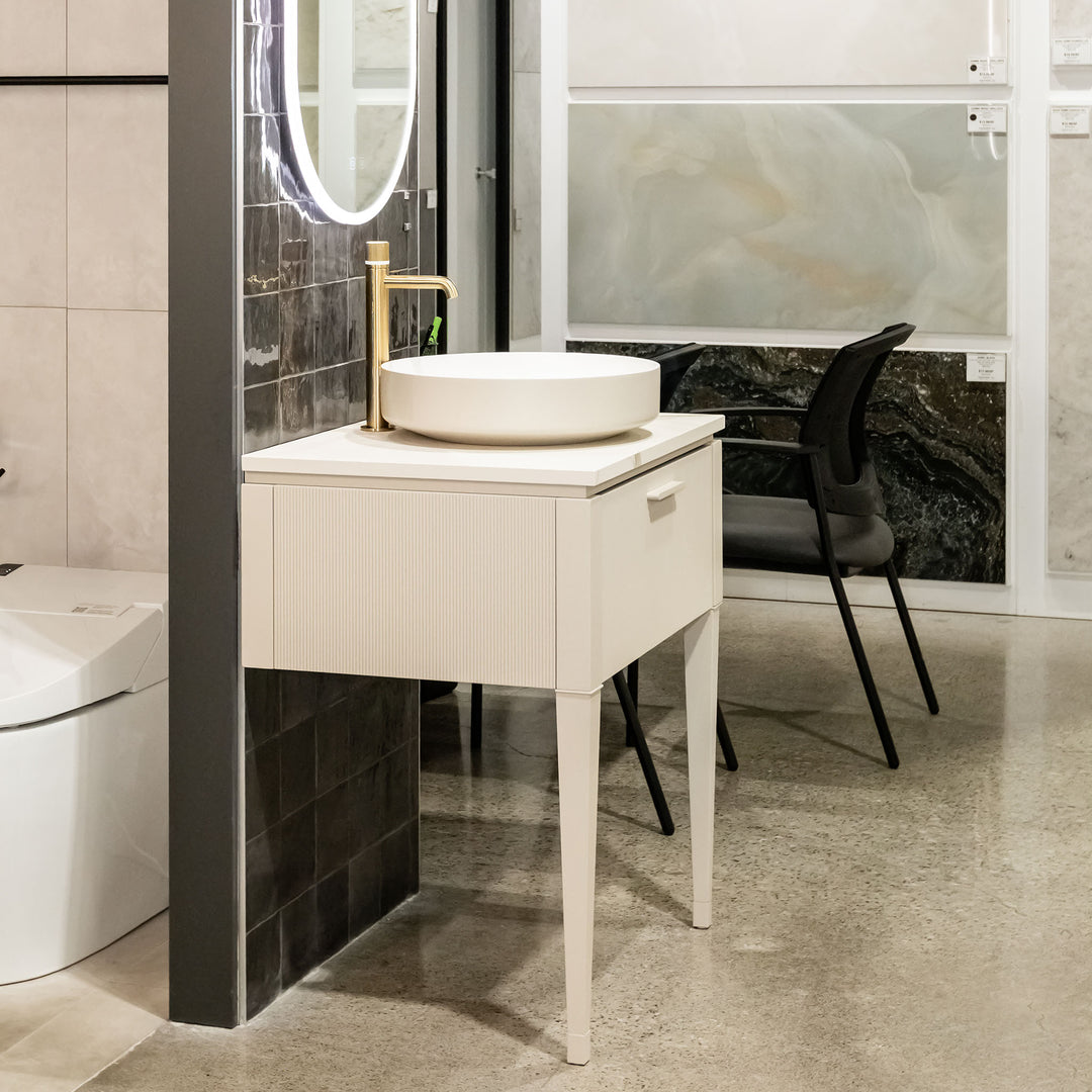 Bath Vanity LAMÈ Plisse Single Sink
