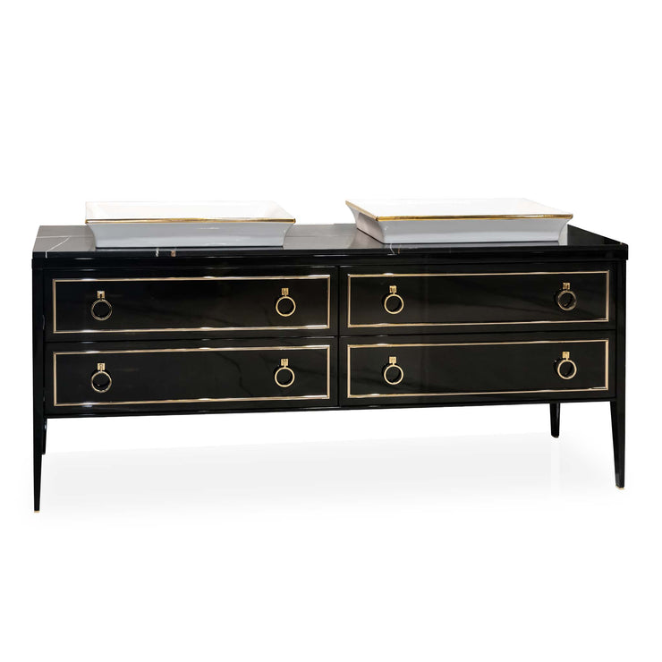 Mia Italia Bath Vanity Elegance Napoleon Double Sink