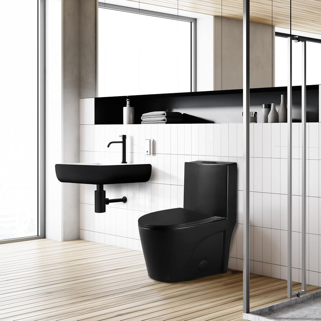 Cavalli Toilet - Matte Black