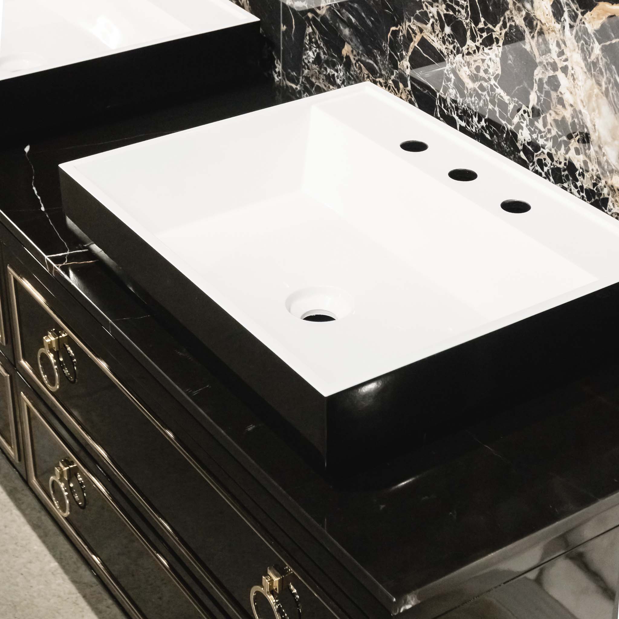 Bath Vanity Elegance Napoleon Double Sink – Canaroma Bath & Tile