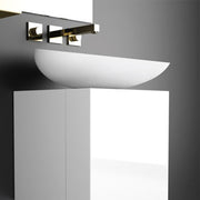 Glass Design Vessel Sink Kool Max White