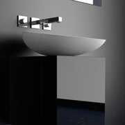 Glass Design Vessel Sink Kool Max White
