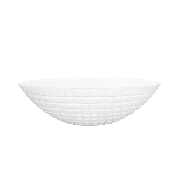 Glass Design Vessel Sink Glamorous Luxor Oval White