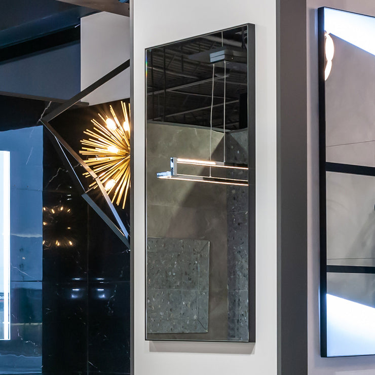 Glass Design Bathroom Mirror Black