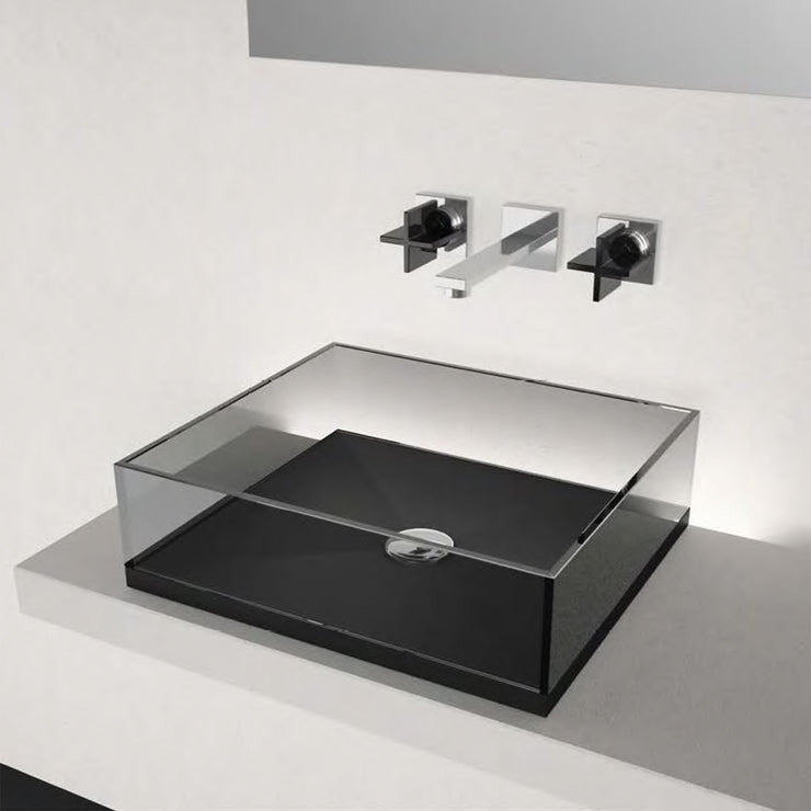 Glass Design Vessel Sink Skyline Materic