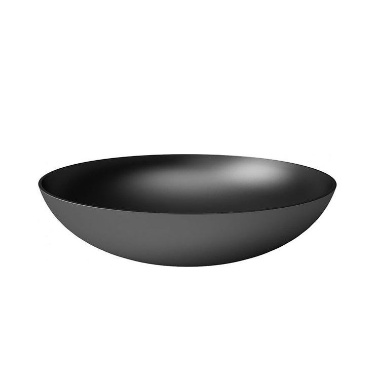 Glass Design Vessel Sink Slide Black