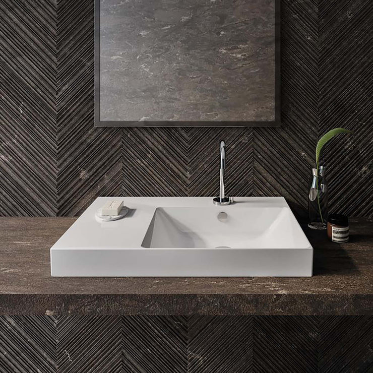 Catalano Zero Single Bathroom Sink with Small Basin