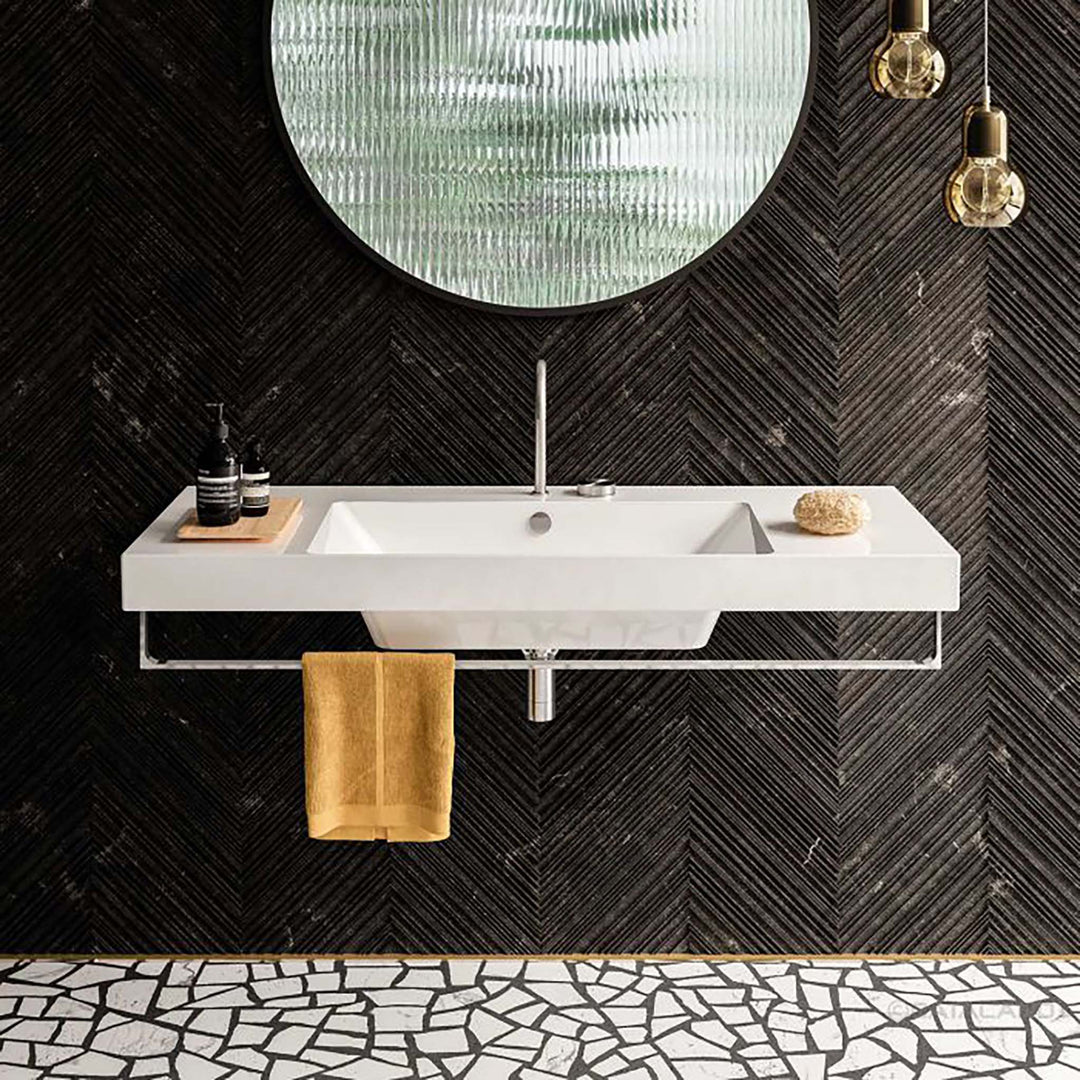 Catalano Zero Single Bathroom Sink with Small Basin