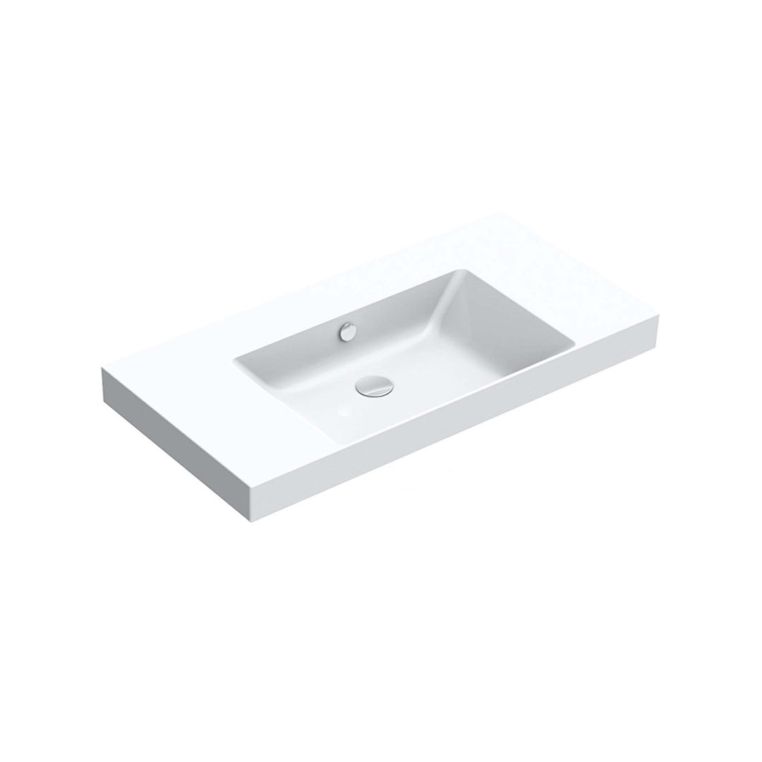 Catalano Zero Single Bathroom Sink with Small Basin