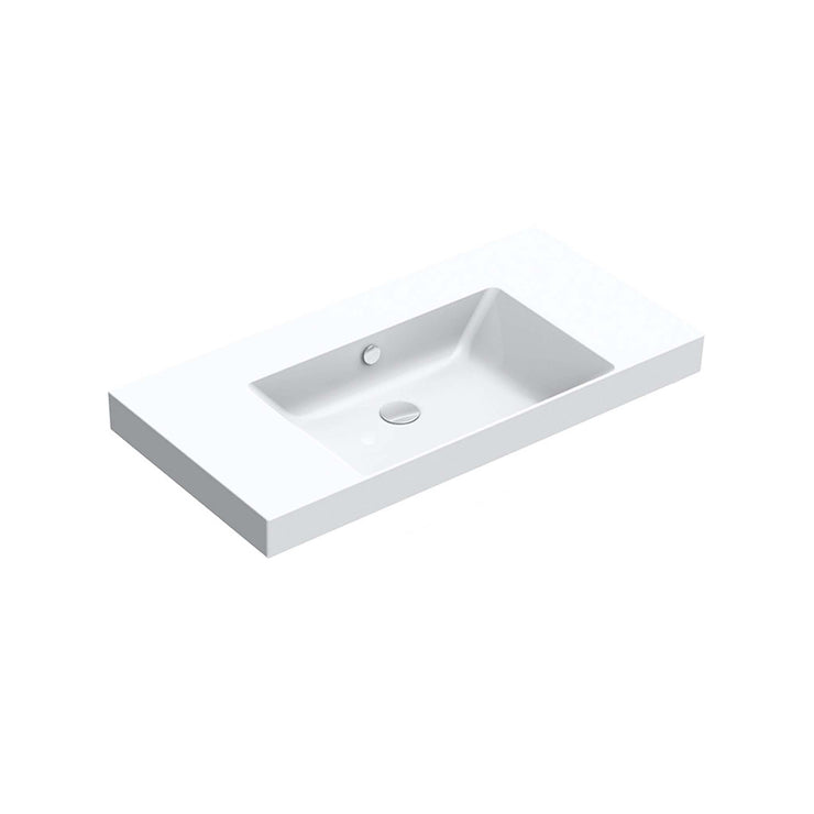 Catalano Zero Single Bathroom Sink with Small Basin