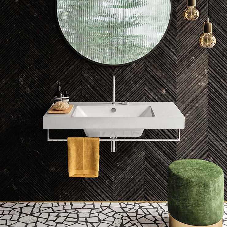 ZERO Countertop round washbasin By CERAMICA CATALANO