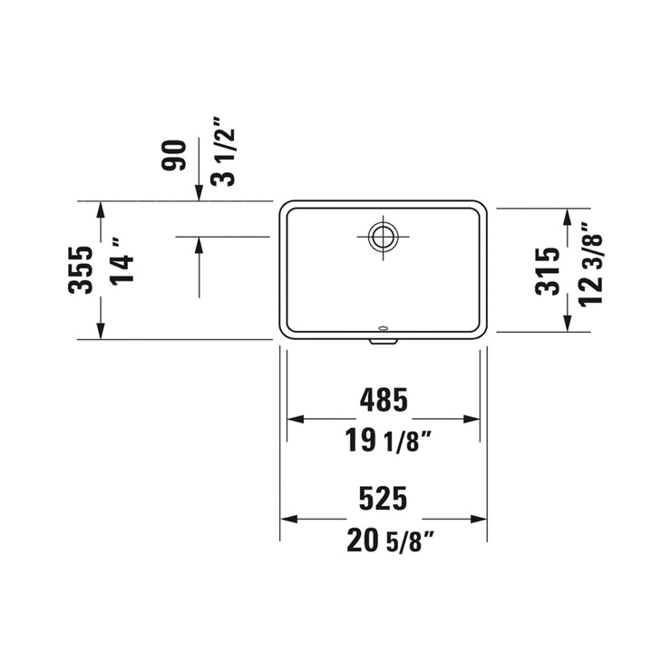 Duravit Vero Bathroom Sink