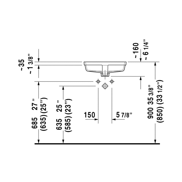 Duravit Vero Bathroom Sink