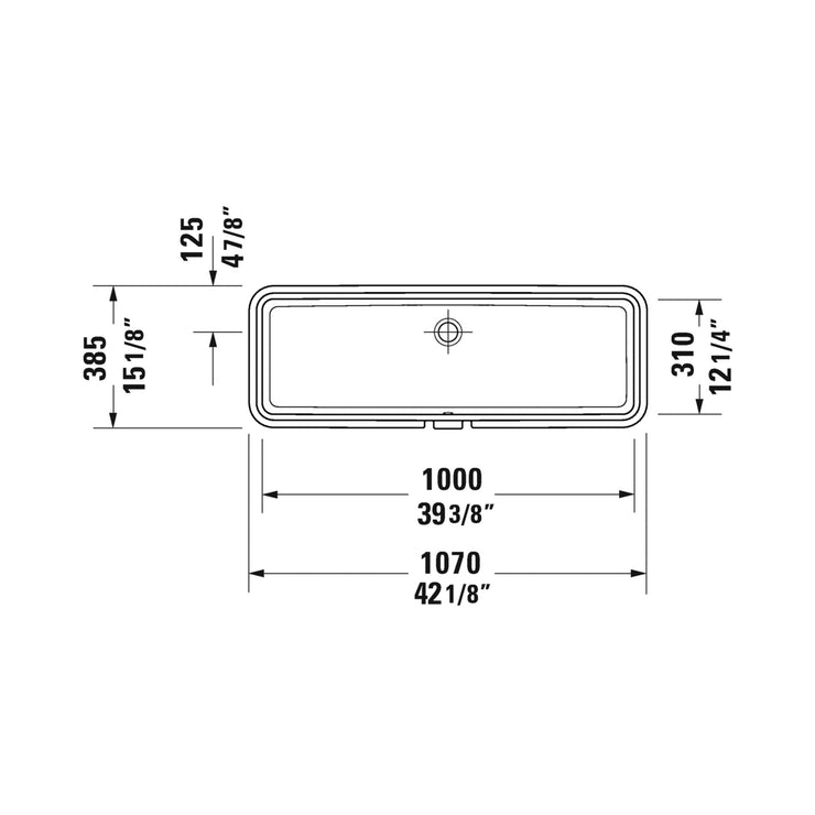Duravit Vero Air Bathroom Sink