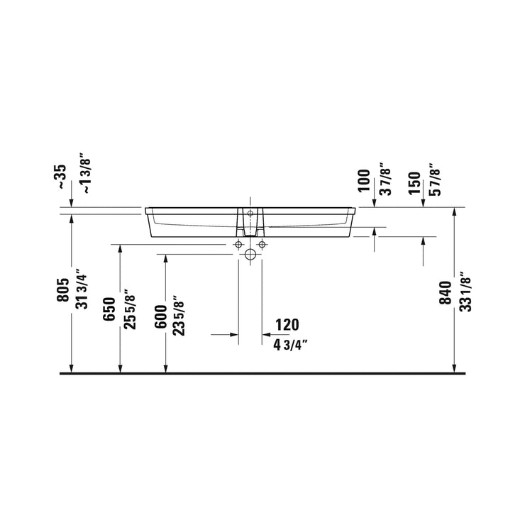 Duravit Vero Air Bathroom Sink