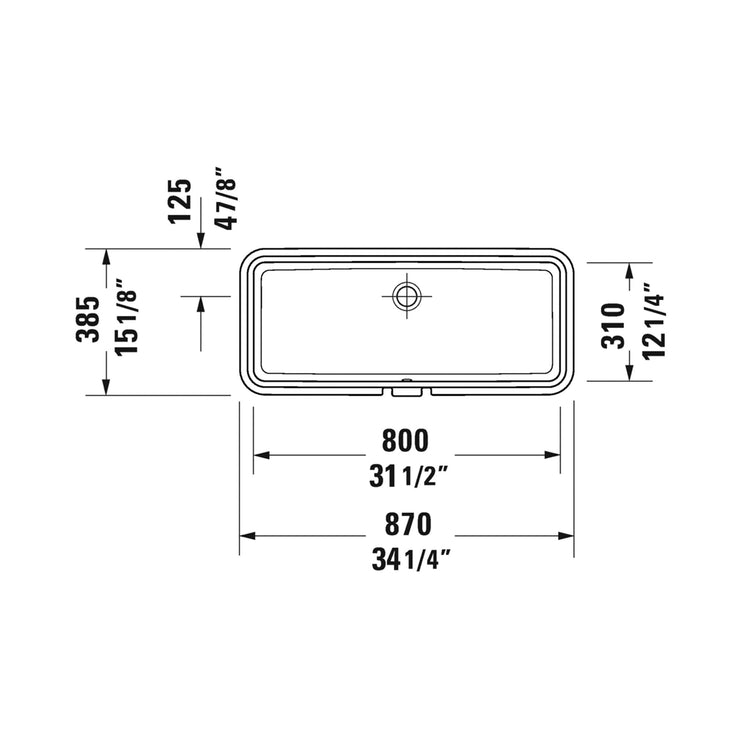 Duravit Vero Air Bathroom Sink