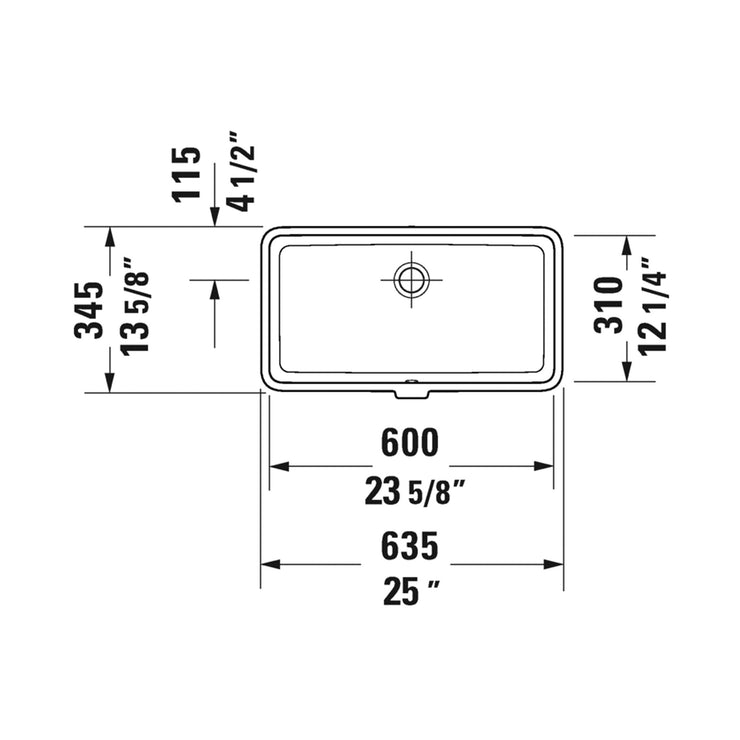 Duravit Vero Air Bathroom Sink
