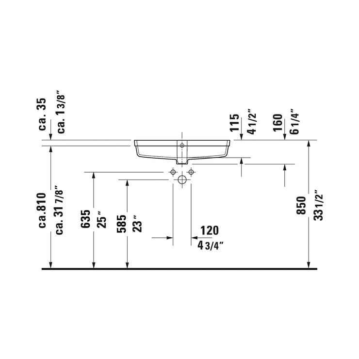 Duravit Vero Air Bathroom Sink