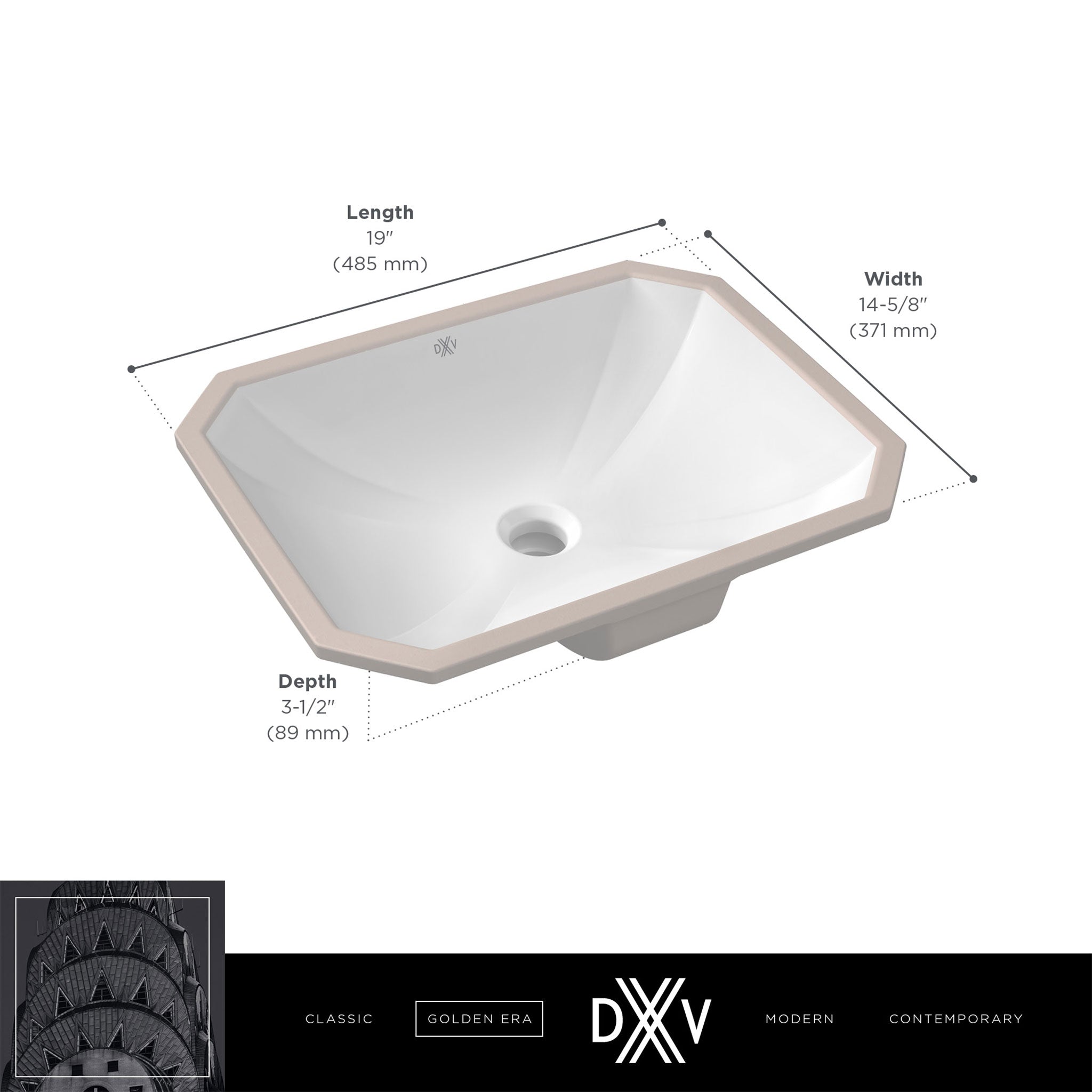 DXV by American Standard Belshire Bathroom Sink – Canaroma Bath & Tile