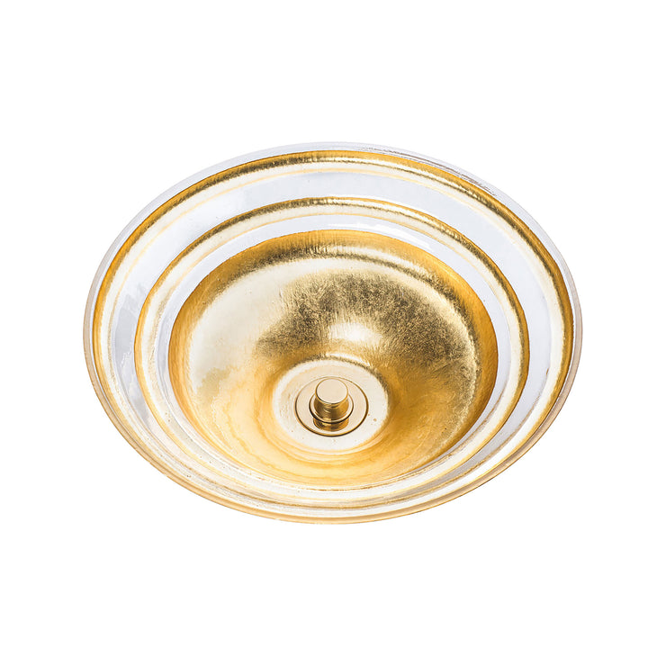Linkasink Banded Églomisé Bathroom Sink