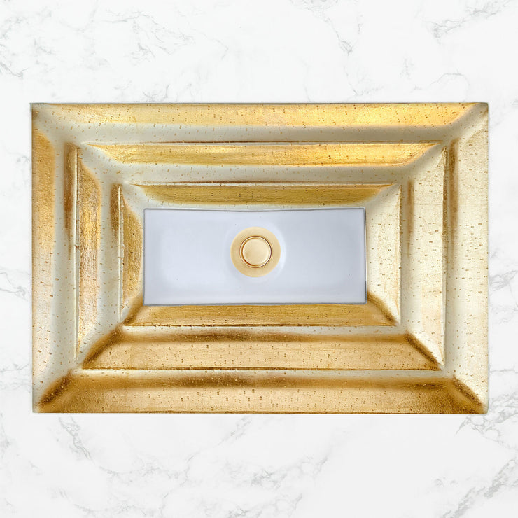 Linkasink Églomisé with Window Bathroom Sink